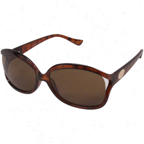 Nebraska Cornhuskers Ladies Tortoise Shell-amber Courtney Sunglasses