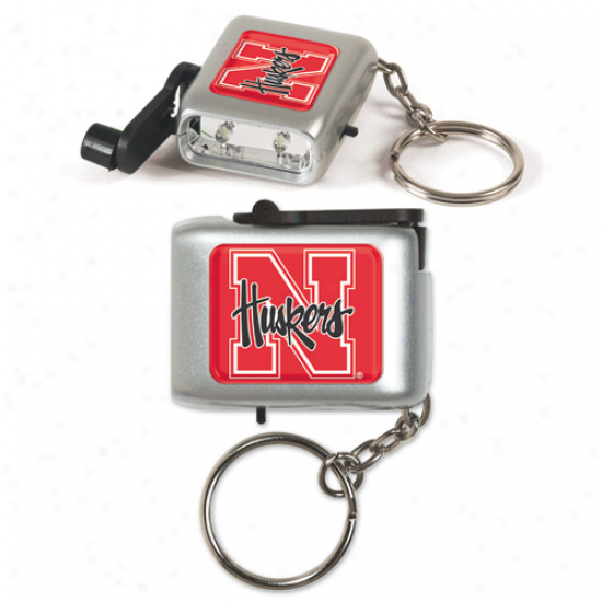 Nebraska Cornhuskers Led Eco Light Keychain