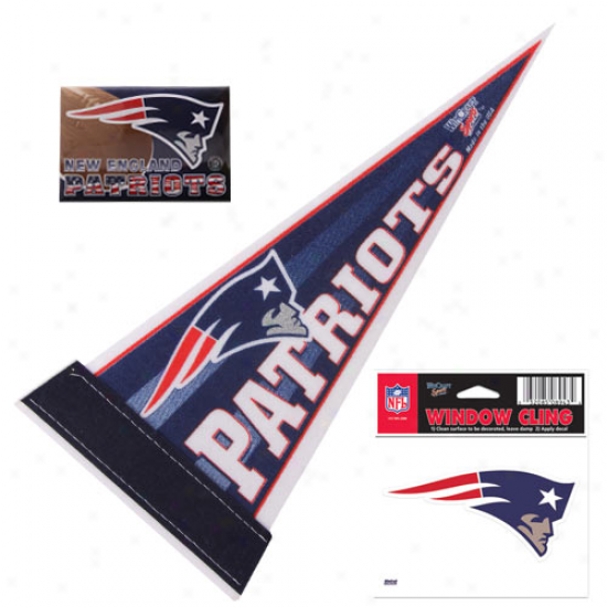 Unaccustomed England Patriots Mini Fan Pack