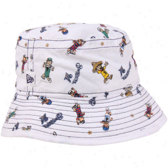 New Era Milwaukee Brewers Infant Bucket Hat - White