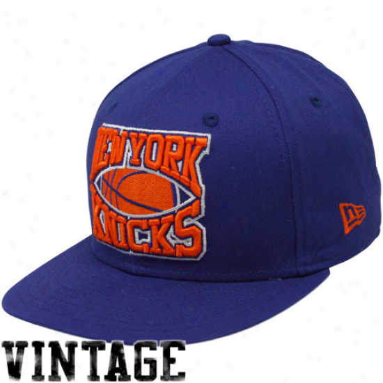 Novel Era New York Knicks Royal Blue 9fifty Diamond Snapback Adjustahle Hat