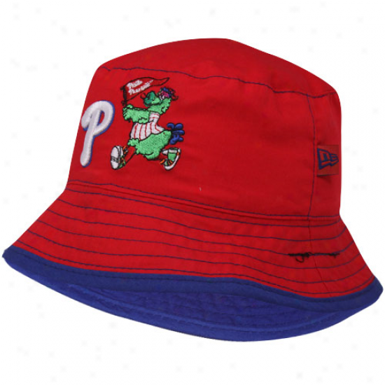 New Era Philadelphia Phillies Infant Red Teammate Bucket Hat