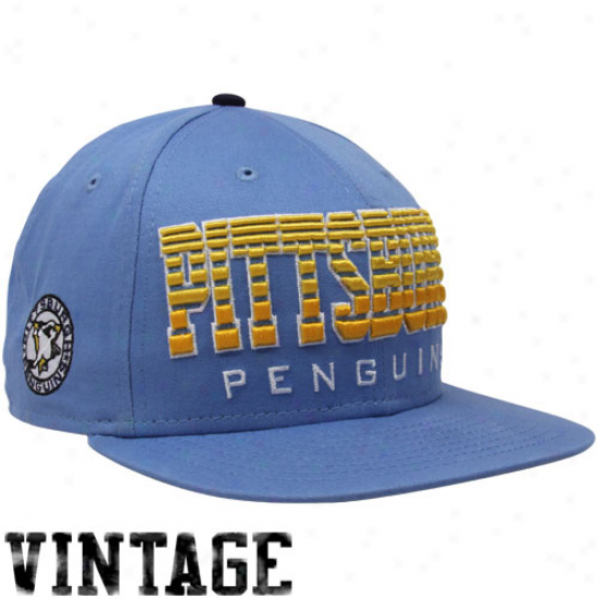 New Era Pittsburgh Penguins Light Blue Fade 9fifty Snapback Adjustable Hat