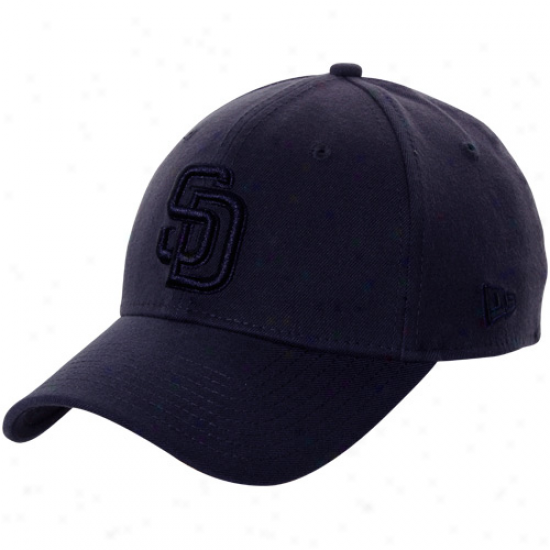 New Point of time San Diego Padres 39thi5ty Tonal Classic Flex Hat-  Navy Blue