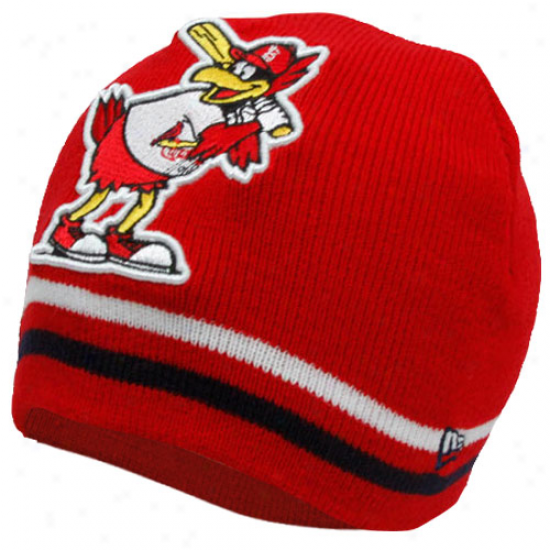 New Era St. Louis Cardinalx Cardimal Toddler Masfot Bff Knit Beanie