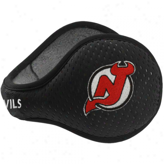 New Jeresy Devils Black Soft Shell Ear Warmer