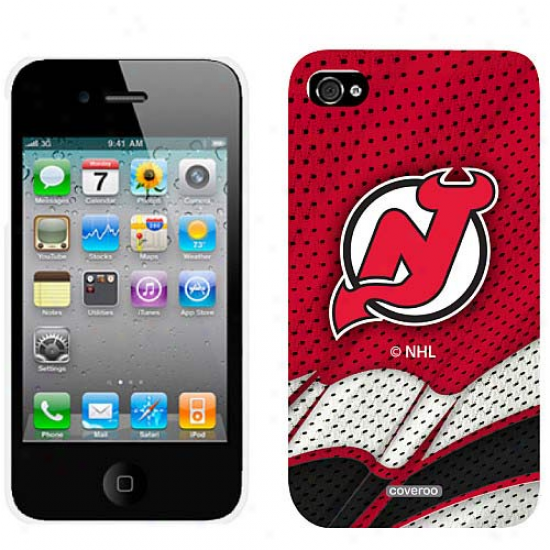 New Jersey Devils Home Jersey Iphone 4 Case