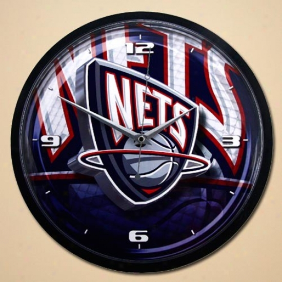 New Jersey Nets 12'' Wall Clock