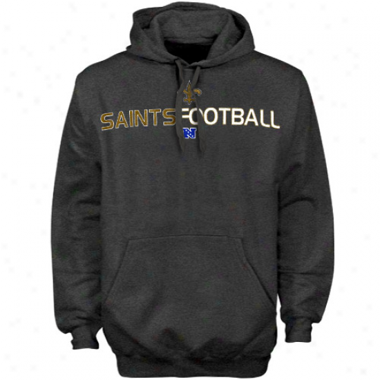 Starting a~ Oreans Saints Charcoal 1st And Goao Iii Hoody Sweatshirt