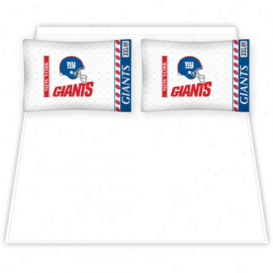 New York Giants Full Size Sheet Set