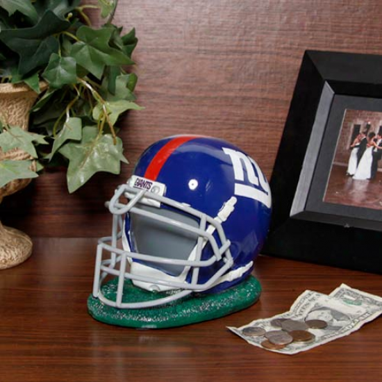 New York Giants Resin Helmet Bank