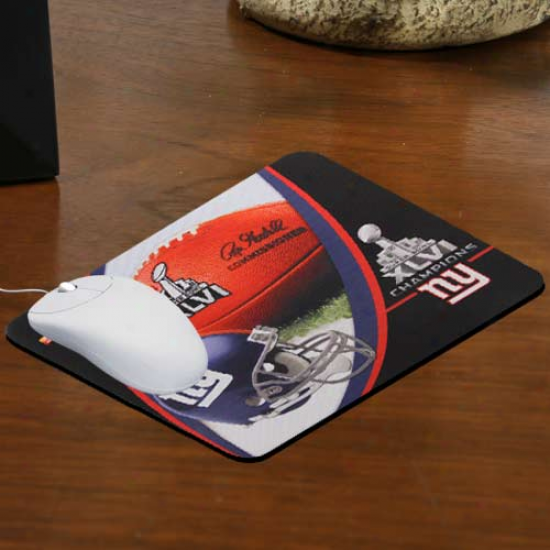 Recent York Giant super Bowl Xlvi Champions Neoprene Mouse Pad