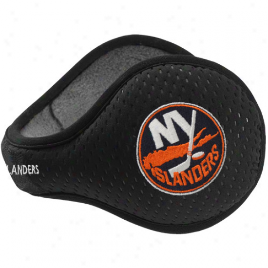 New York Islanders Black Soft Shell Ear Warmer