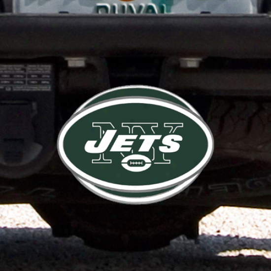 Starting a~ York Jets Logo Hitch Cover