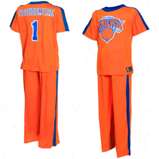 New York Knicks Amare Stoudemire Young men Player Pajama Decline - Orange