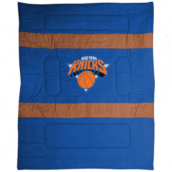 New York Knicks Royal Blue Mvp Full/queen Size Comforter