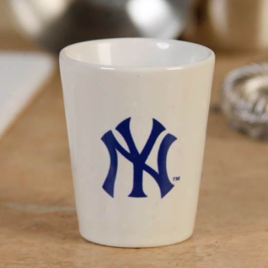 New York Yankees 2oz. Souvenir Ceramic Shot Glass