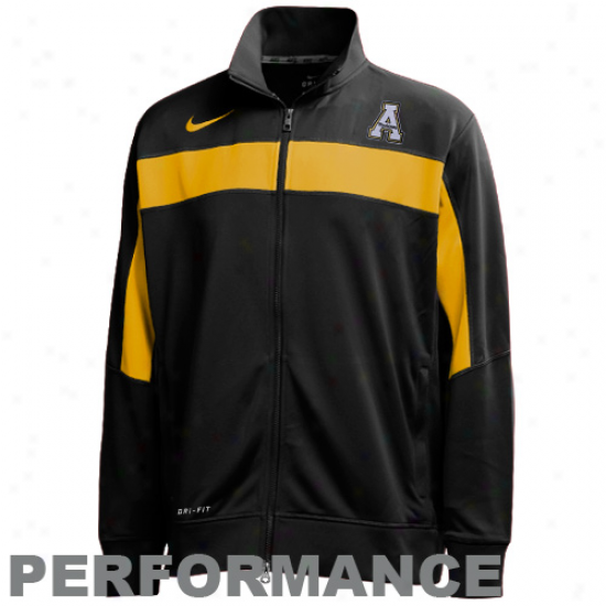 Nike Appalachian State Mountaineerss Murky Swagger Knit Performance Full Zip Jacket