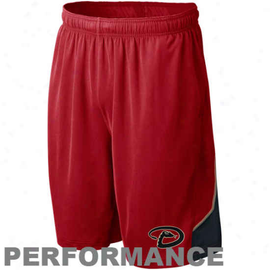 Nike Arizona Diamondbacks Red Mlb Authentic Collection Pefrormance Training Shorts