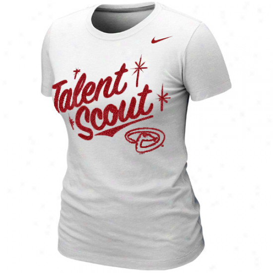 Nike Arizona Diamondbacsk Women's Mlb Attitude T-sbirt - White