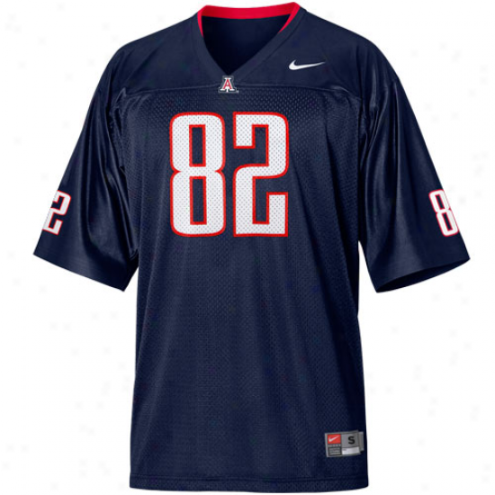 Nike Arizona Wilecats #82 Football Replica Jersey - Navy Blue