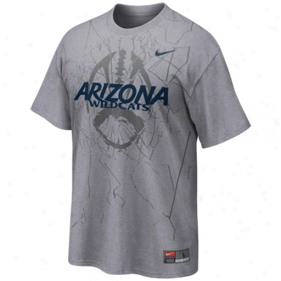 Nike Arizona Wildcats Football Practice T-shirt - Ash