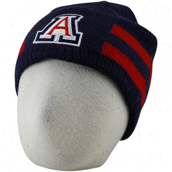 Nike Arizona Wildcats Preschool Navy Blue-black Reversible Knit Beanie