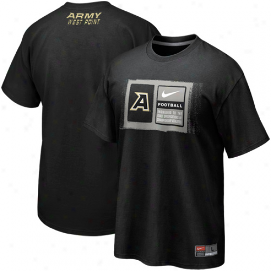 Nike Army Black nKights Team Issue T-shirt - Black