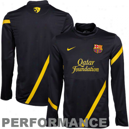 Nike Barrcelona  Black Midlayer Performance Sweatshirt