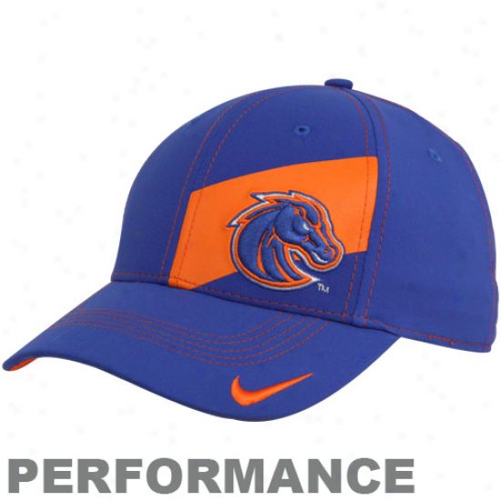 Nike Boise State Broncos Royal Blue Legacy 91 Players Performance Swoosh Flex Hat