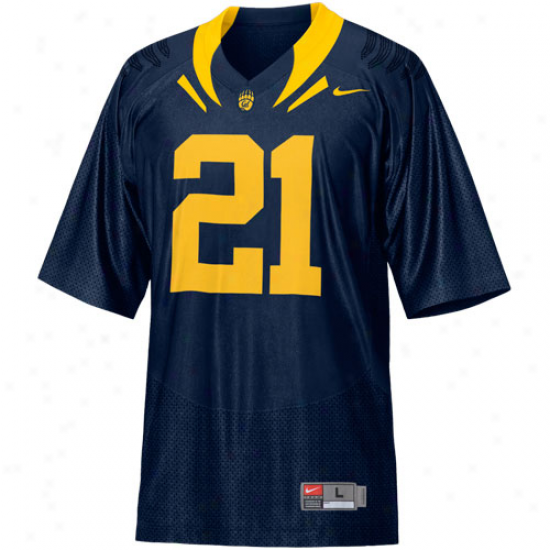 Nike Cal Bears #21 Replica Football Jersey - Navy Blue