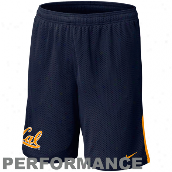 Nike Cal Bears Monster Mesh Performance Shorts - Navy Blue