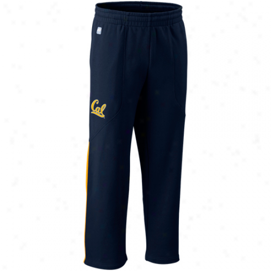 Nike Cal Bears Navy Blue Jordan Basketball Practice Fleece Pants