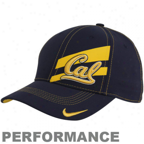 Nike Cal Bears Navy Blue Legacy 91 Players Performance Swoosh Flex Hat