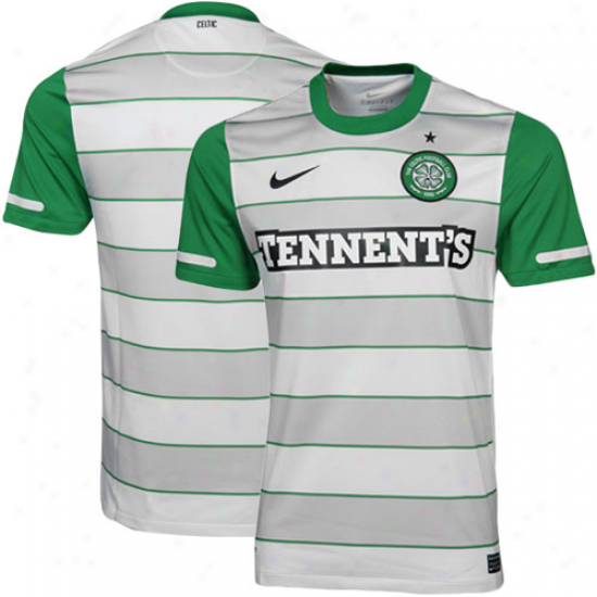 Nike Celtic  Away Soccer Jersey 11/12 - Green/white