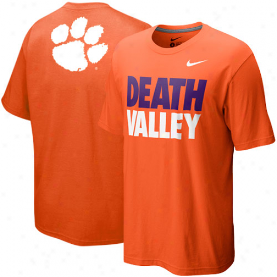 Nike Clemson Tigers My School Local T-shirt - Orange