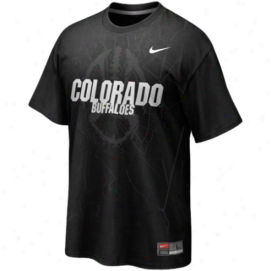 Nike Coloraod Buffaloes Football Practice T-shirt - Black