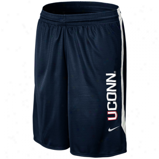 Nike Connecticut Huskies (uconn) Classic Mesh Shorts - Navy Blue