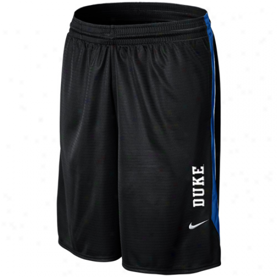 Nike Duke Blue Devils Classic Mesh Shorts - Black