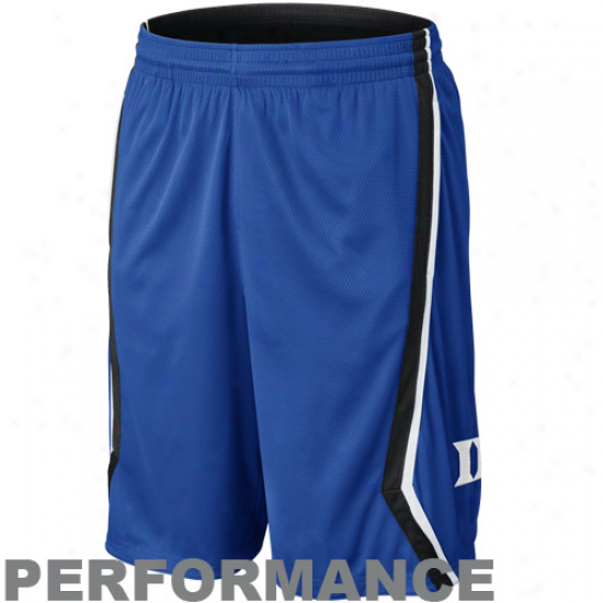 Nike Duke Blue Devils First-rate work  Reversible Performance Basketball Shorts - Duke Blue/black