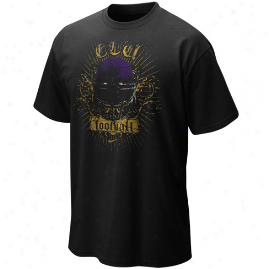 Nike East Carolina Pirates Black Seasonal Football T-shirt