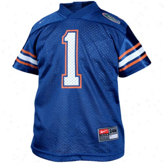 Nike Florida Gators #1 Infant Replica Football Jersey - Noble Blue