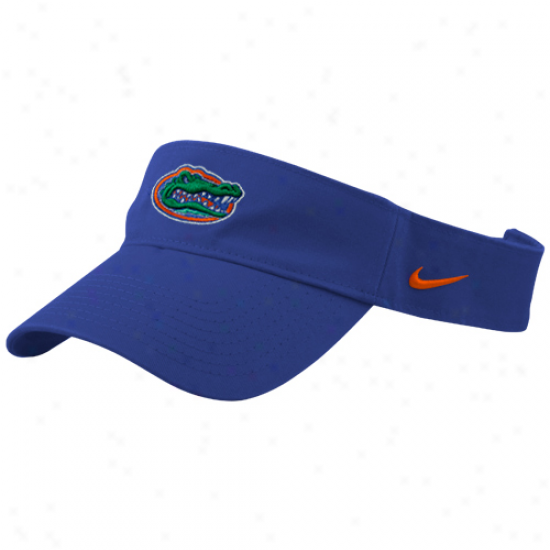 Nike Florida Gators Royal Azure Stadium Adjustable Visor