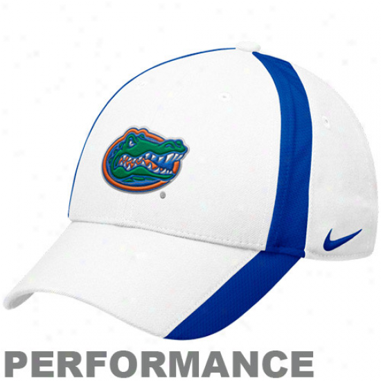 Nike Florida Gators White Coaches Legaacy 91 Adjustable Performance Hat