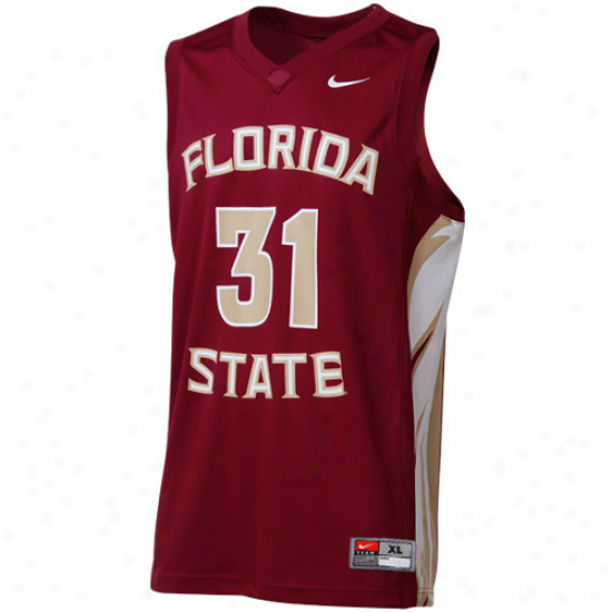 Nike Florida State Seminoles (fsu) #31 Youth Replica Basketball Jersey - Garnet