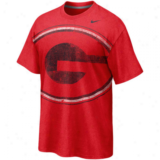 Nike Georgia Bulldogs Big Time Tri-blend T-shirt - Red