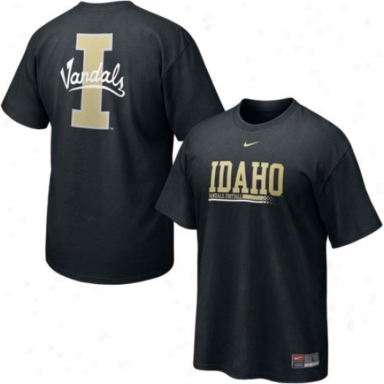 Nike Idaho Vandals Black Practice T-shirt