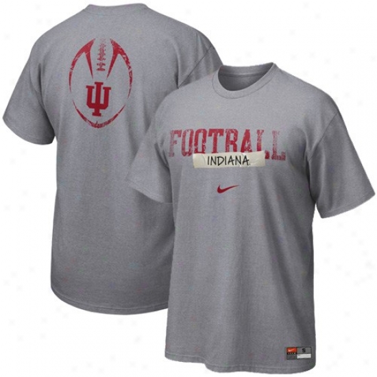 Nike Indiana Hoosiers Ash Team Issue T-shirt