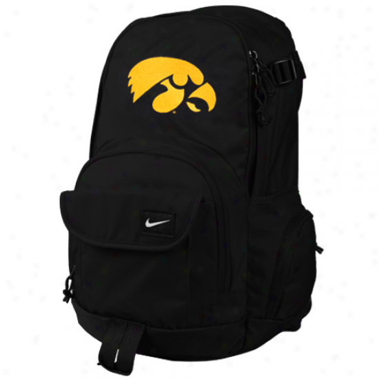 Nike Iowa Hawkeyes Black Fundamentals Fullfare Backpack