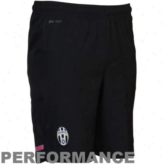 Nike Juventus  Black Home Performance Soccer Shorts 11/12
